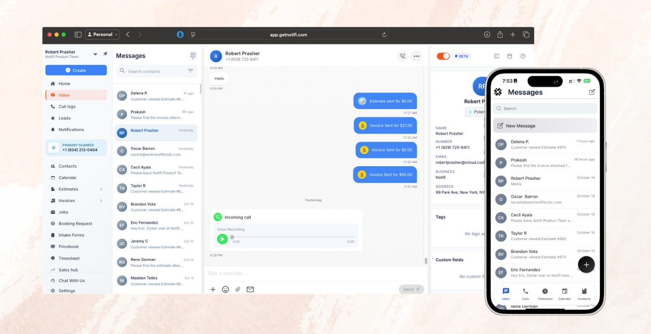 Notifi Platform Screenshot